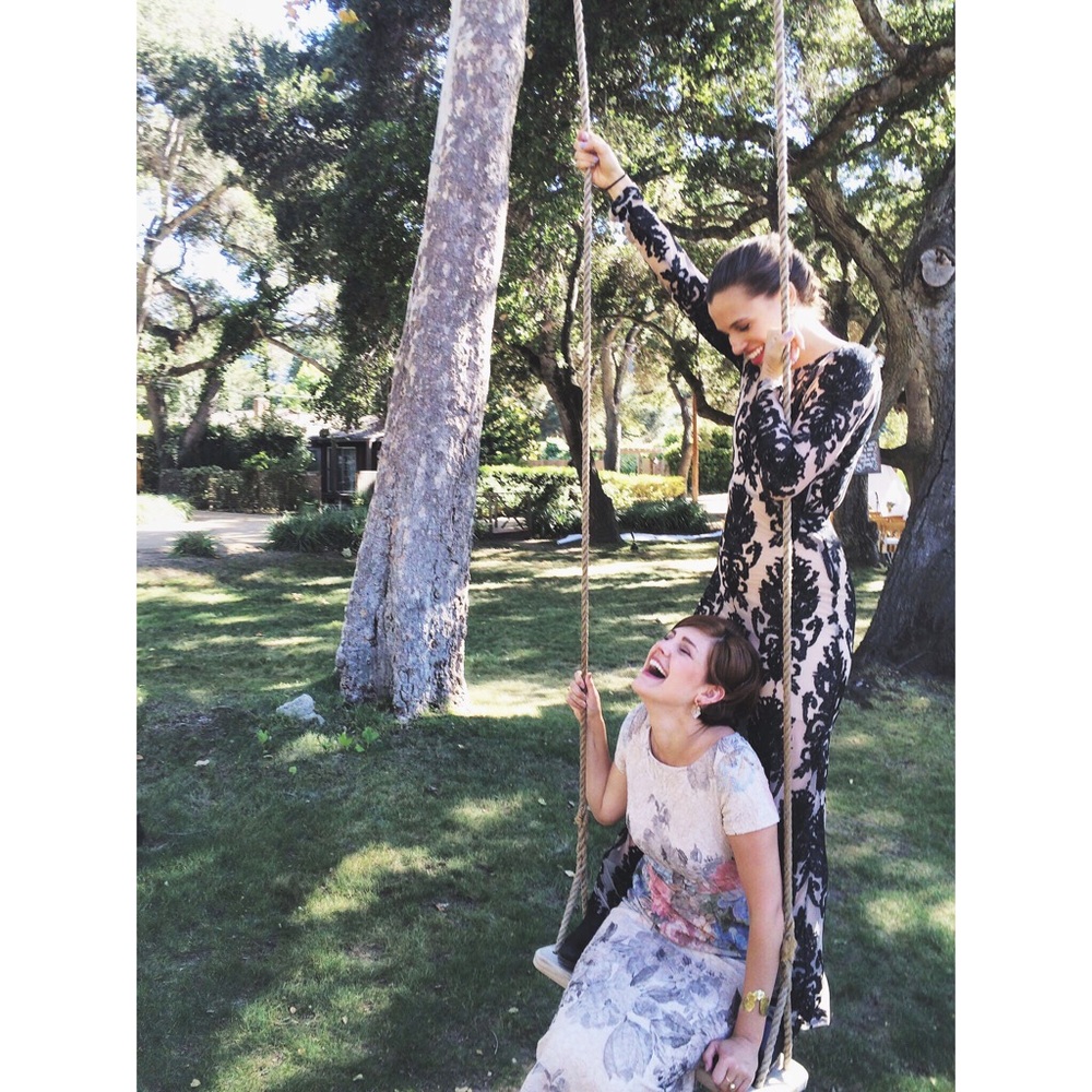 For love and lemons embroidered dress